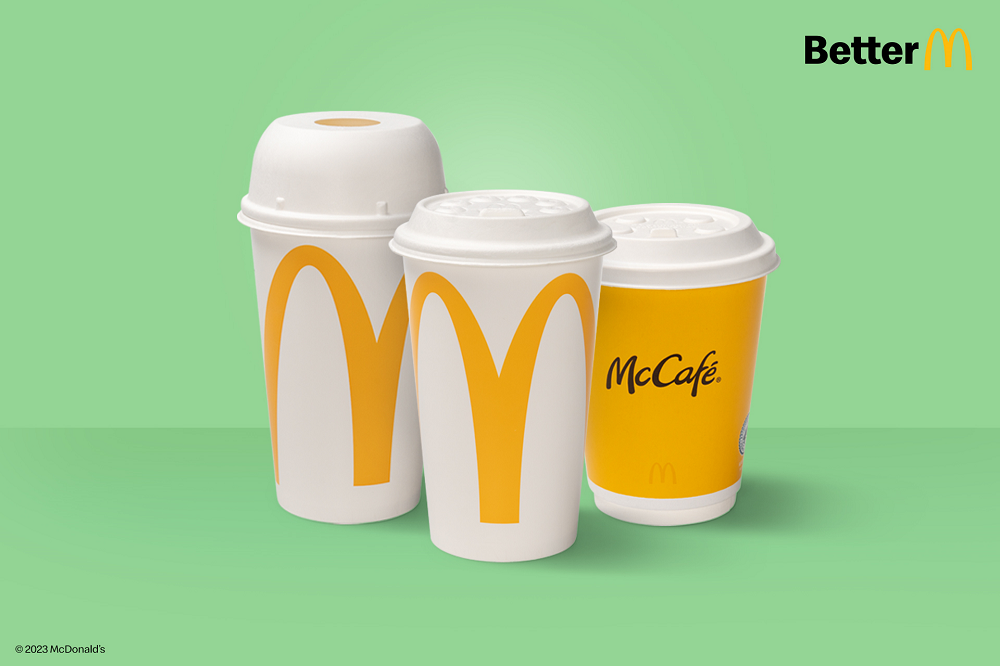 Für mehr Nachhaltigkeit verbietet McDonald’s ab sofort Einwegplastikdeckel und Trinkhalme