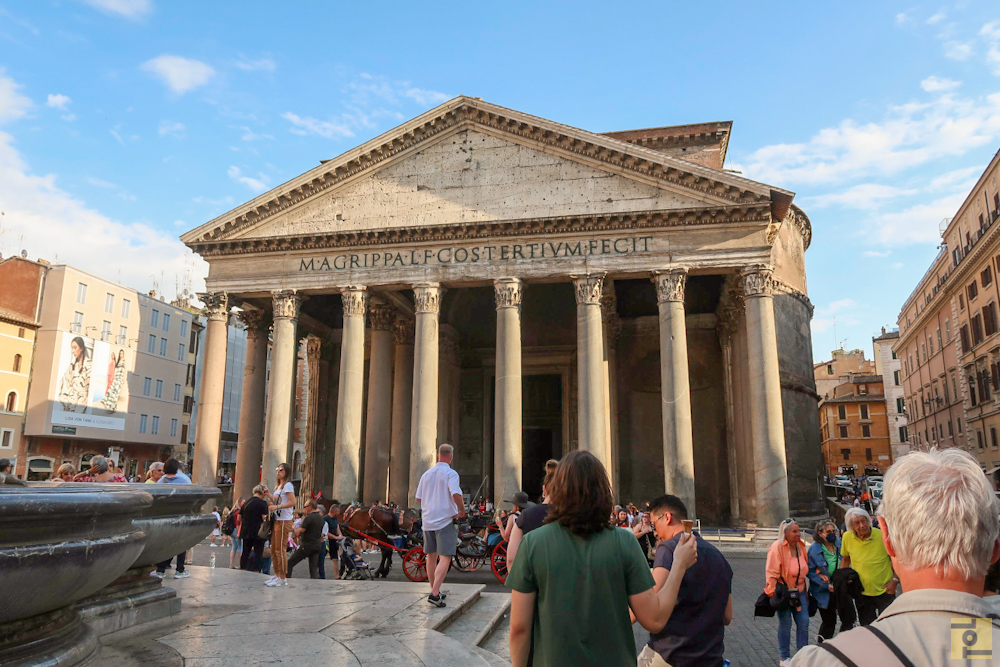Eintritt in das Pantheon Rom