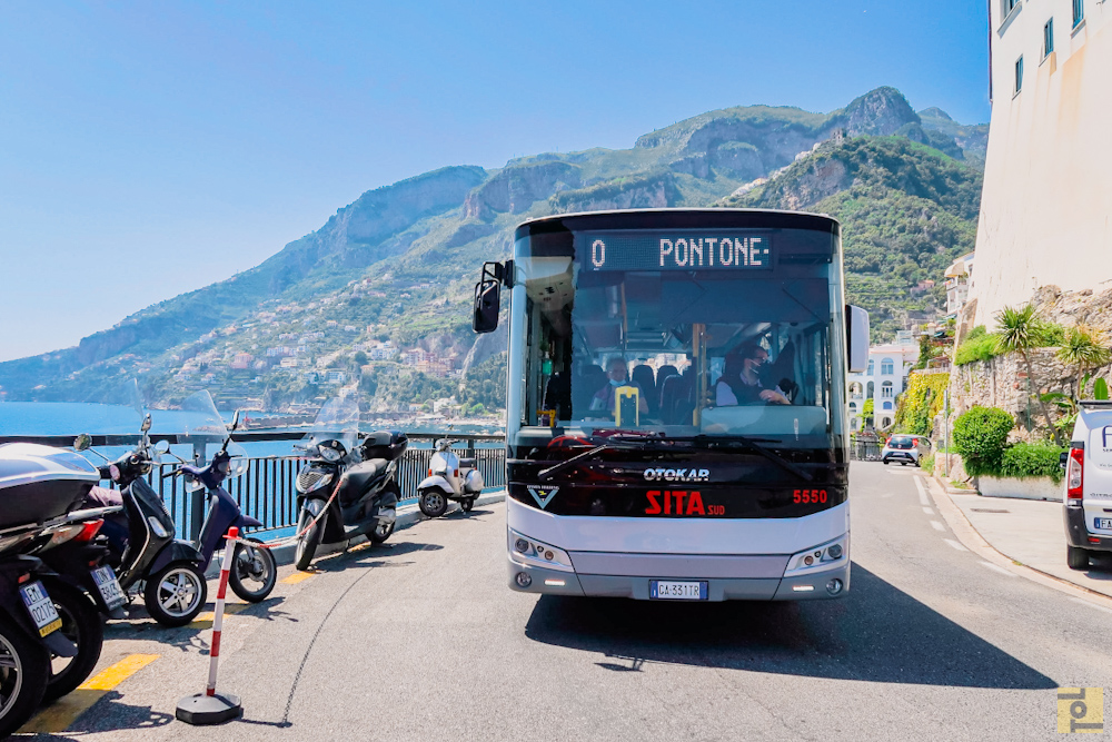 Bustickets nach Amalfi von Salerno kaufen