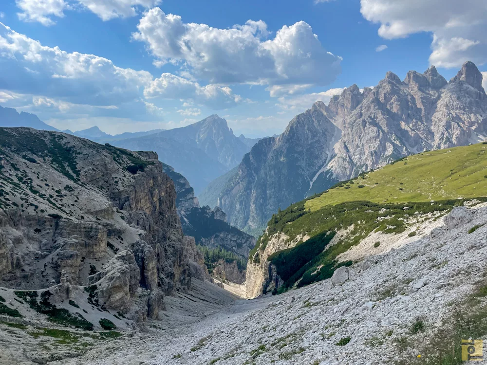 Sommerurlaub in den Bergen Dolomiten Drei Zinnen