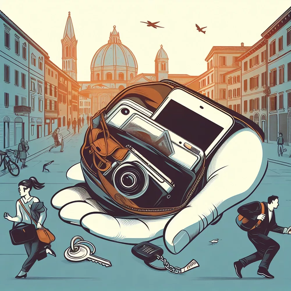 wie man sich in Italien vor Taschendieben schützt und sein Hab und Gut in Sicherheit hält